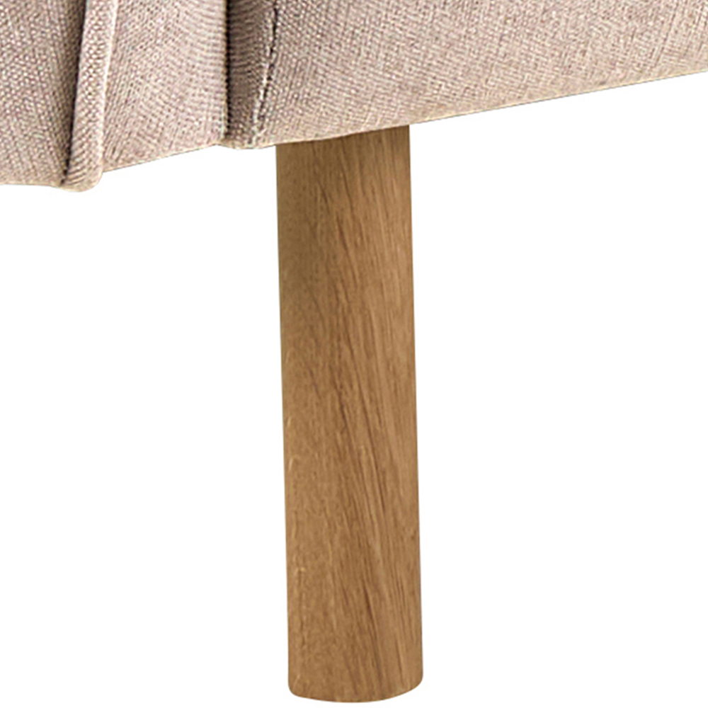 Florence Westham 3 Seater Fay Beige Fabric Sofa Image 5