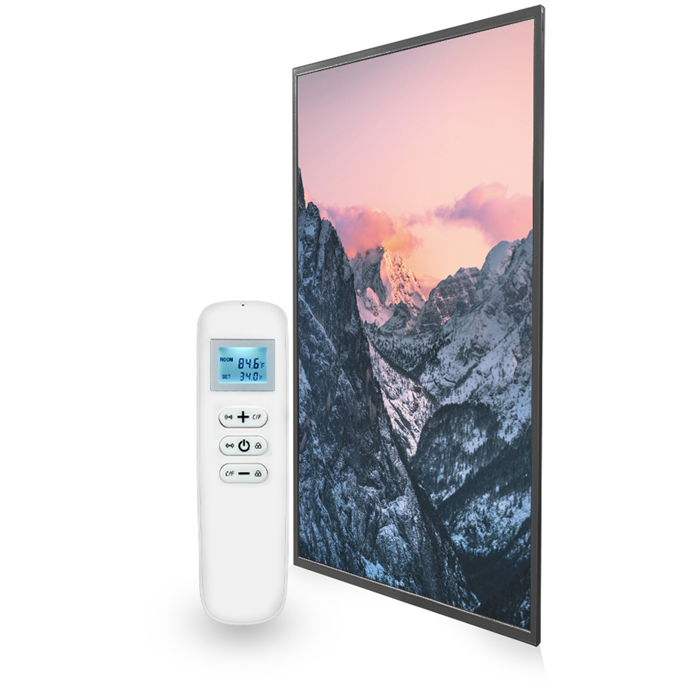 Mirrorstone Nexus Valley at Dusk Image Wi-Fi Infrared Heating Panel 900W 795 x 1195mm Image 3