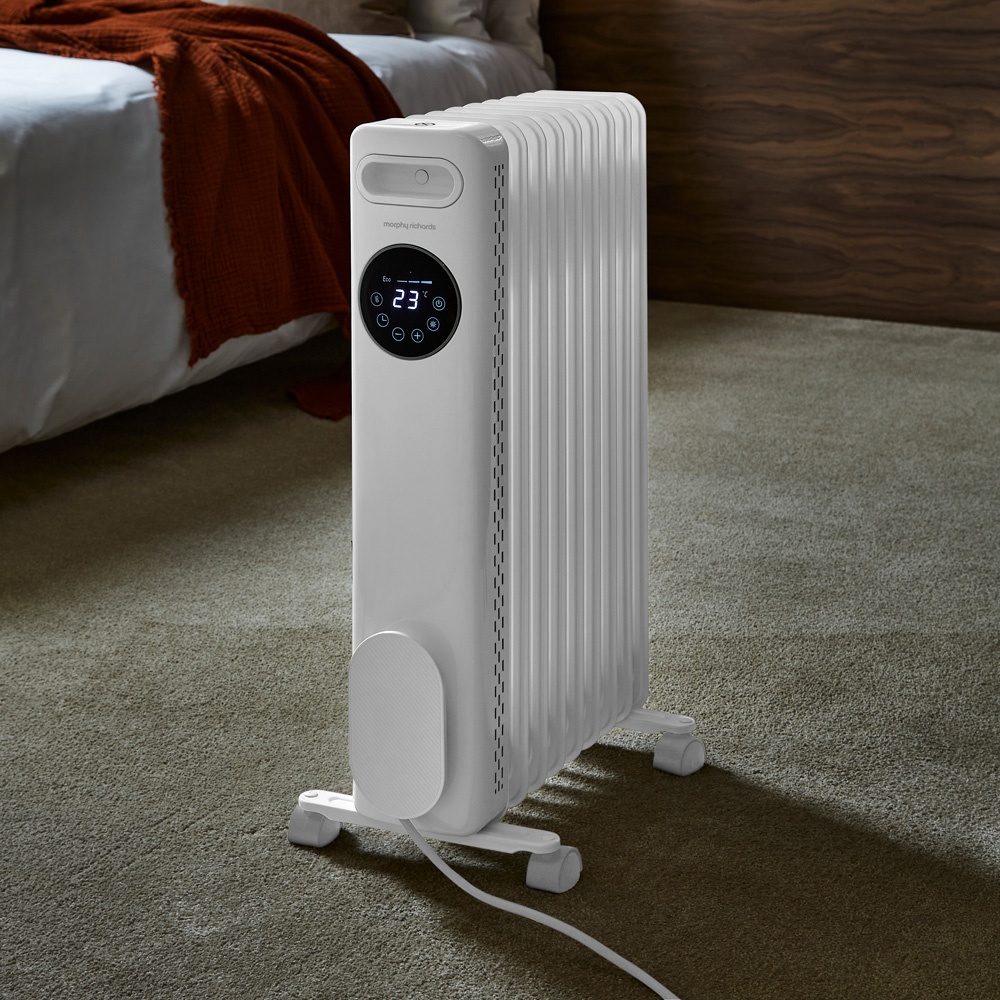 Morphy Richards White Digital Oil Filled Radiator 2000W Image 2