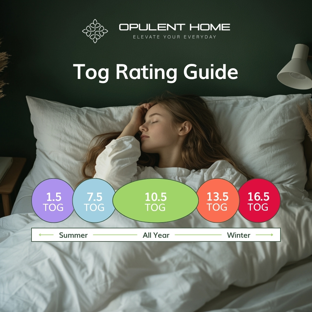 Opulent Home Single White Hollowfibre Anti-Allergy Summer Duvet 1.5 Tog Image 7