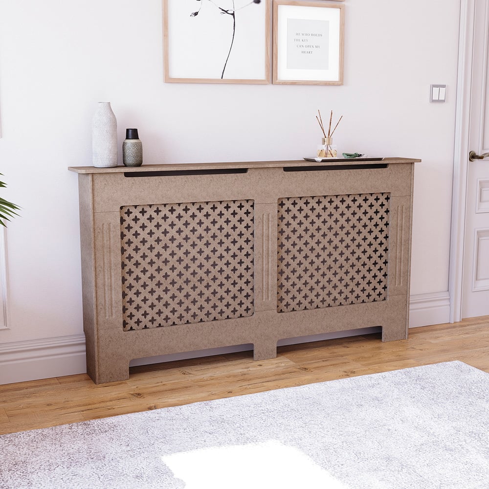 Vida Designs Oxford Unfinished Radiator Cover Large Image 2