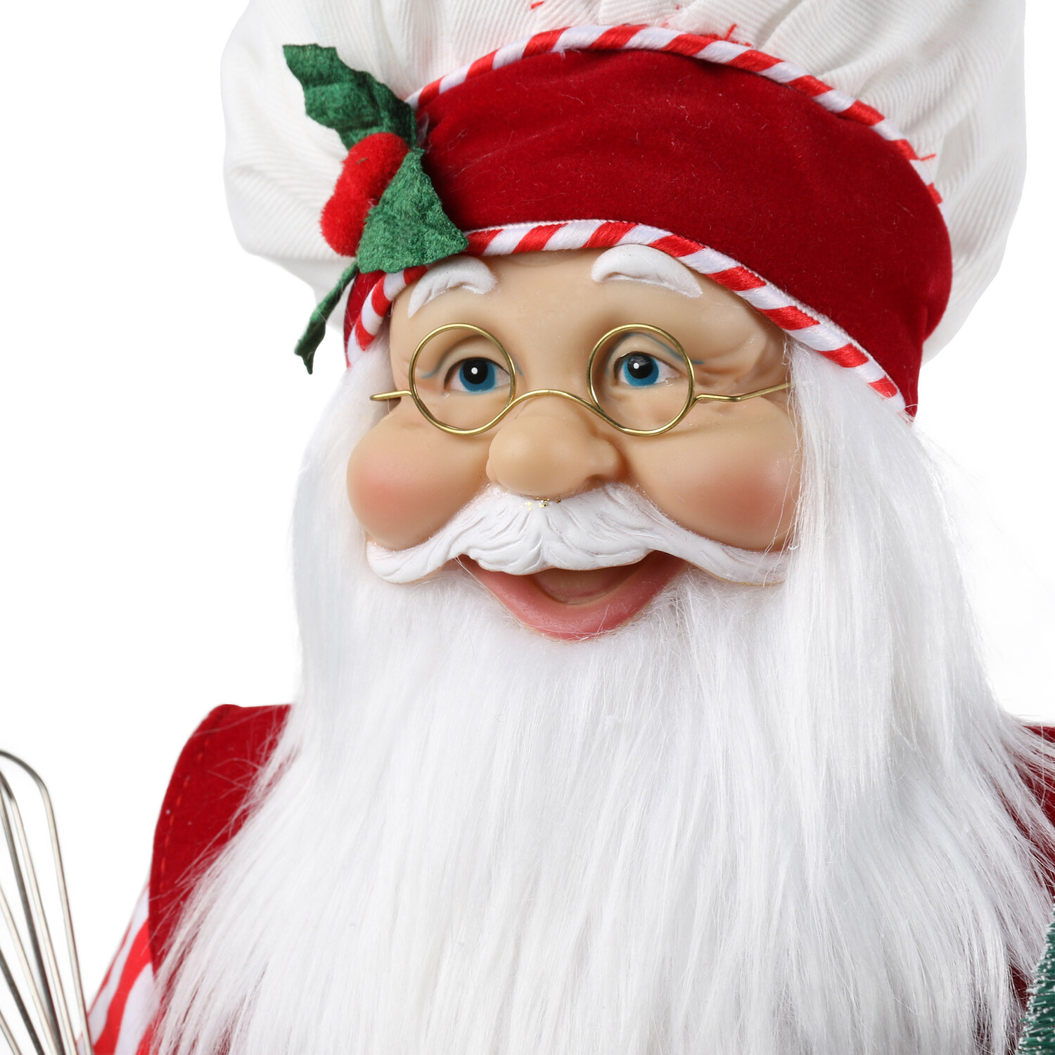 Standing Chef Santa - Red Image 4