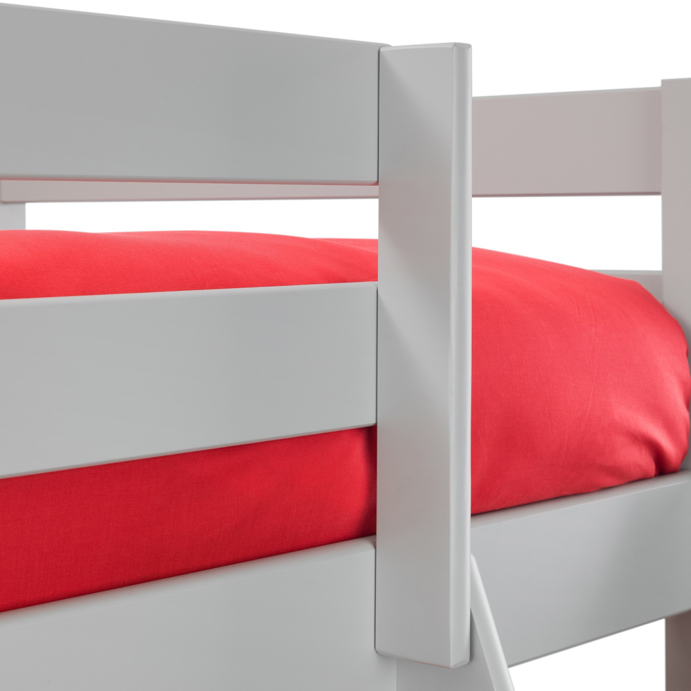 Julian Bowen Merlin Dove Grey Sleeper Bunk Bed Image 6