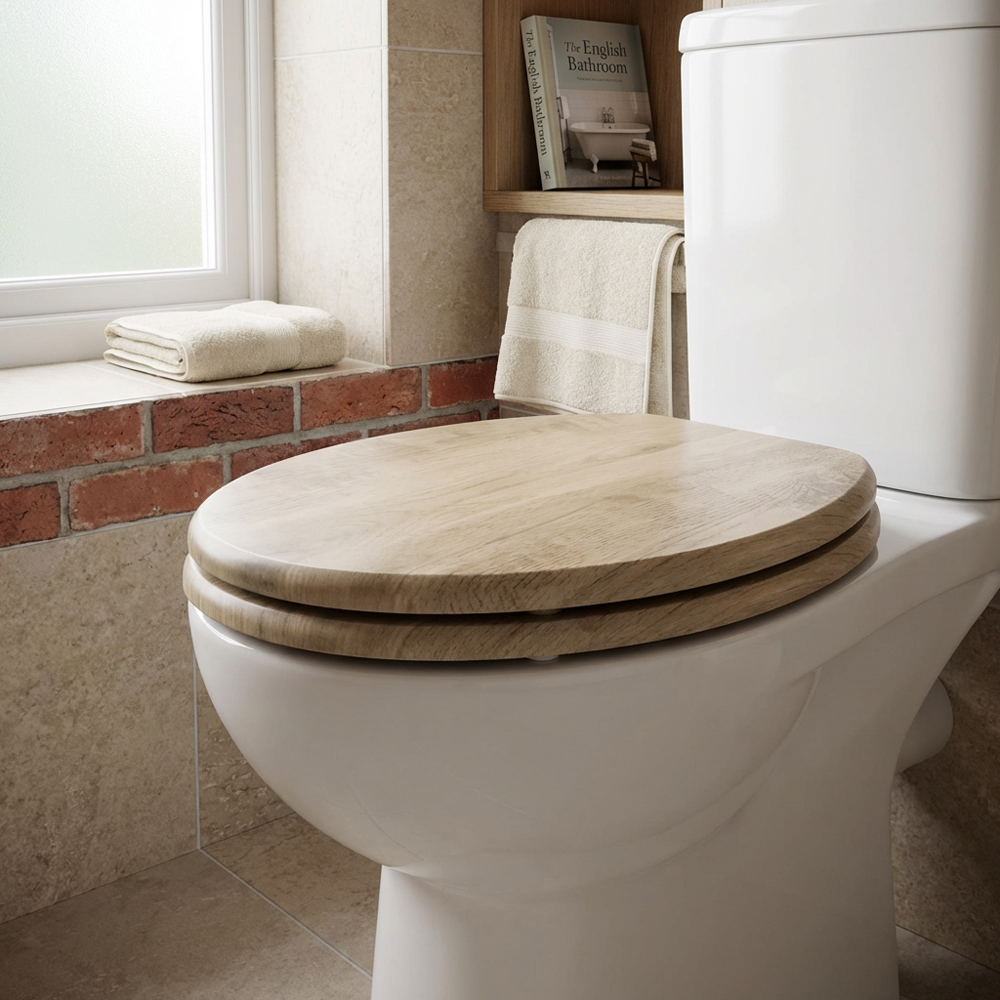 Huxley Toilet Seat Brown Image 7