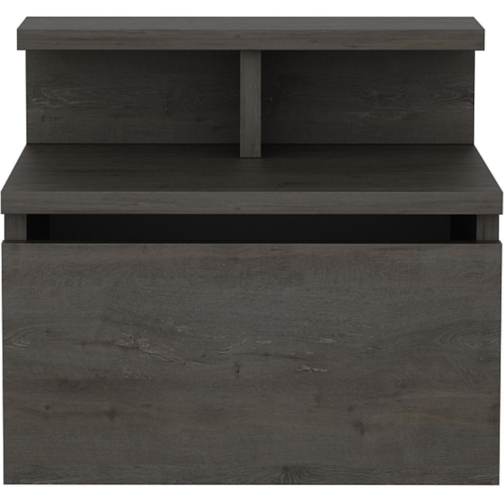 Decorotika Alice Single Drawer Single Shelf Wenge Floating Bedside Table Image 3