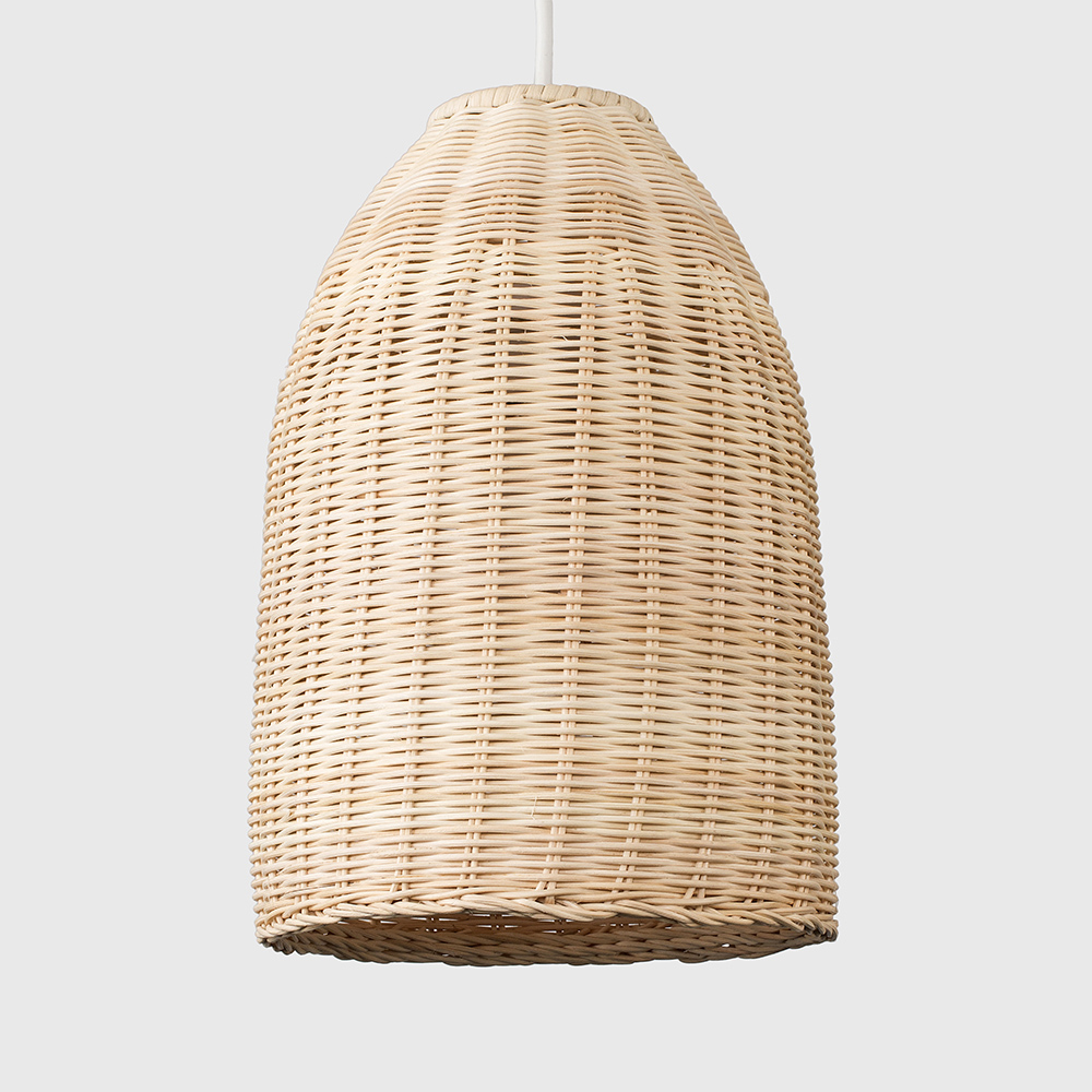 ValueLights Chianti Natural Rattan Wicker Pendant Shade Image 3