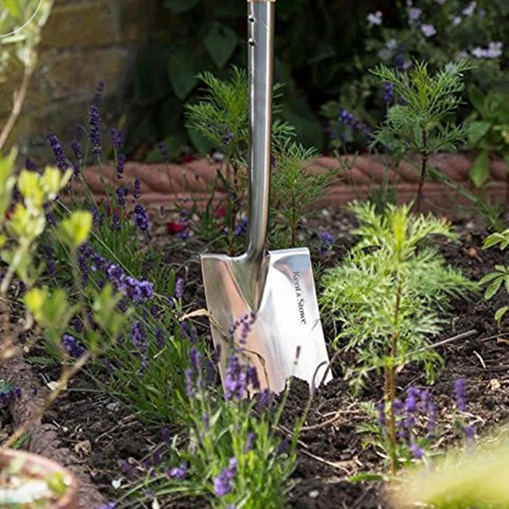 Kent & Stowe Stainless Steel Border Spade Image 2