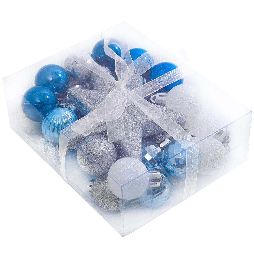 Living and Home Blue Bauble 30 Pack Image 5