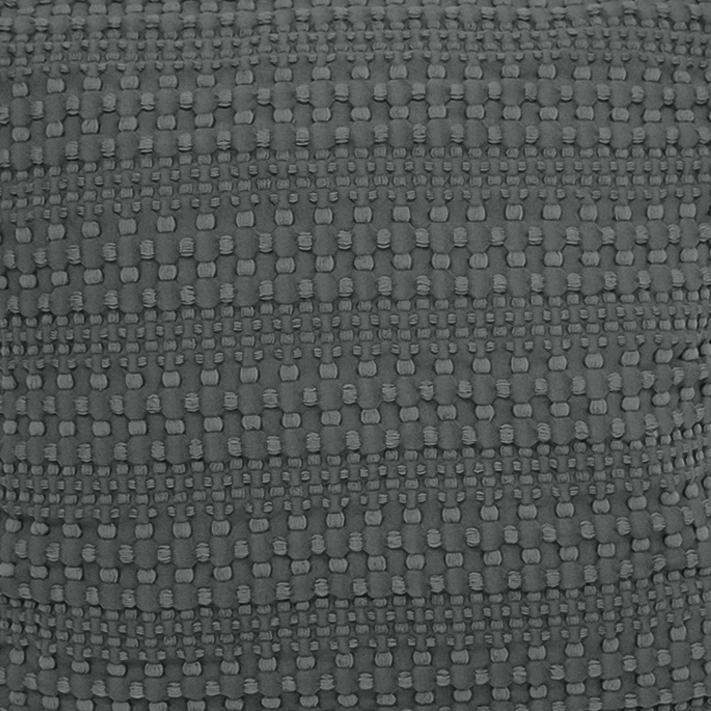 Velosso Waffle Fringed Charcoal Filled Cushion 43 x 43cm 2 Pack Image 2