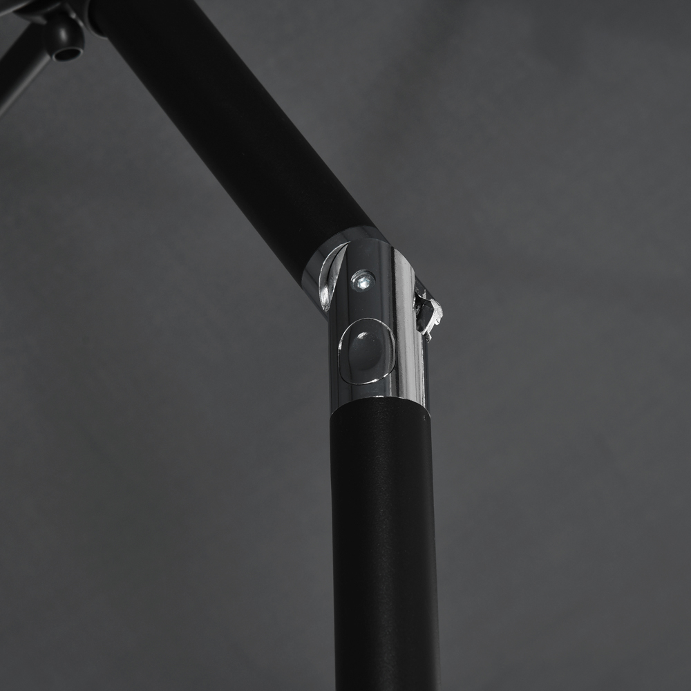 Outsunny Black Crank and Tilt Parasol 3 x 2m Image 3