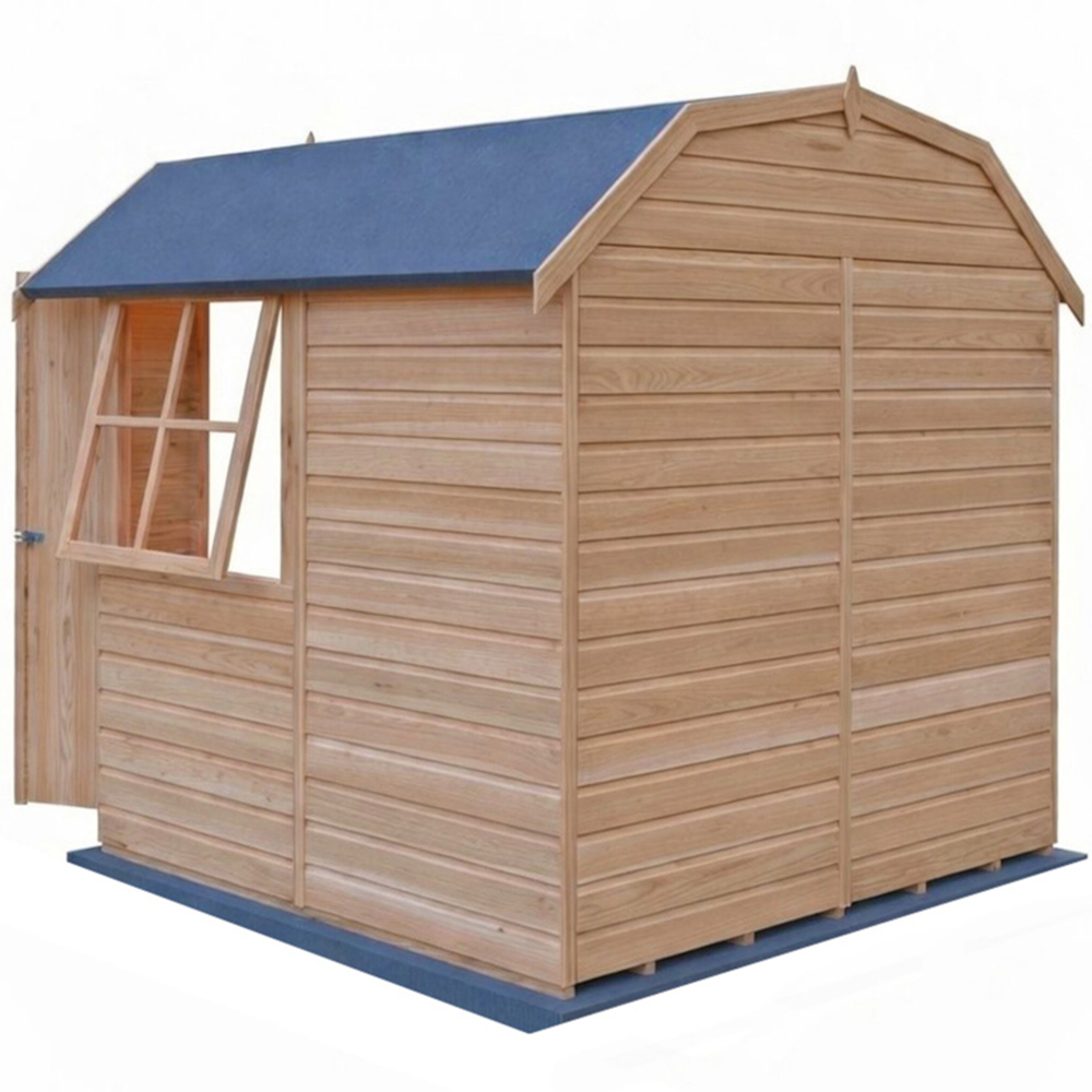Shire Barn 7 x 7ft Double Door Wooden Shiplap Shed Image 4