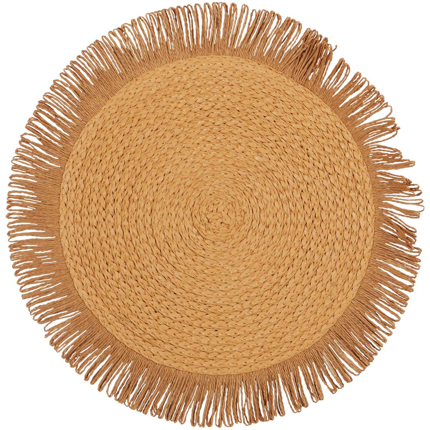 Fringed placemat Natural Image 2