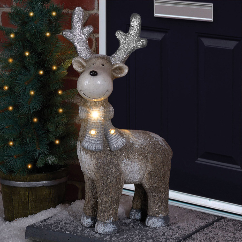 Alpine Lodge LED Indoor and Outdoor Reindeer Christmas Decoration Image 2