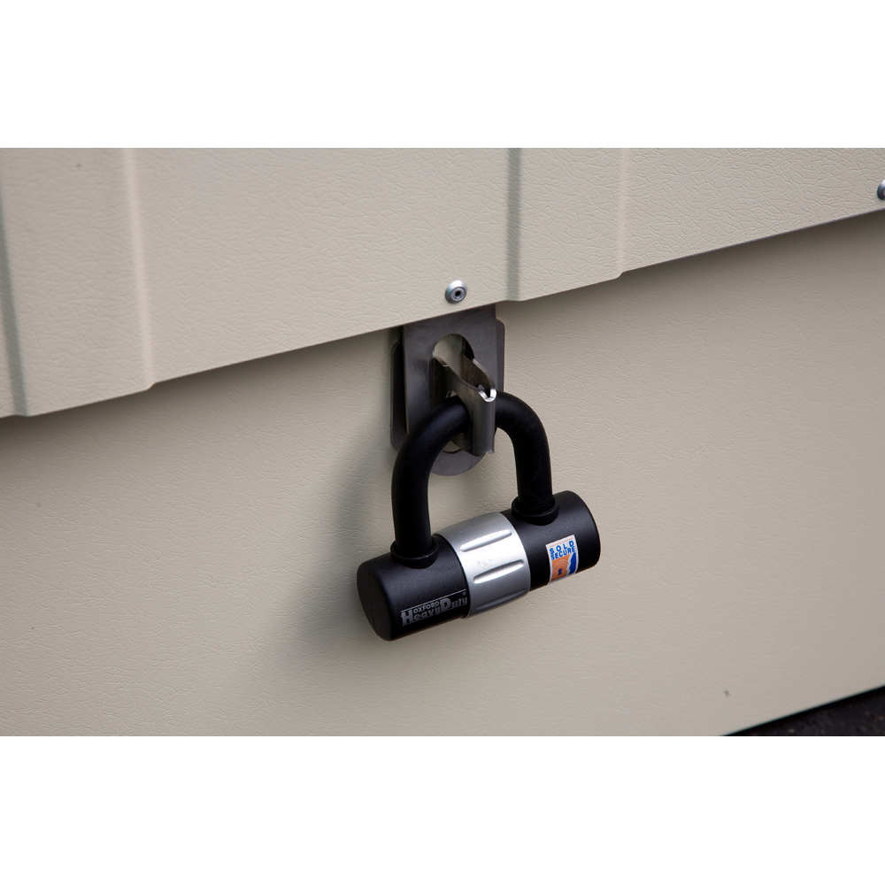 Trimetals ProtectaCycle Secure 4 x 6ft Cream Bike Storage Shed Image 4