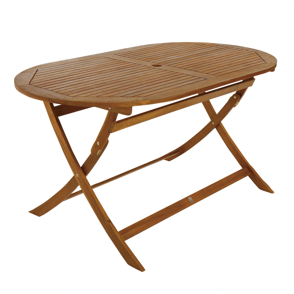 Charles Bentley 8 Seater 150-200cm Oval Wooden Extendable Table Image 2