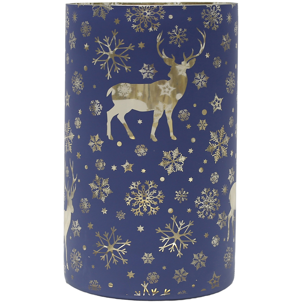 Stag LED Lantern Navy Image 3
