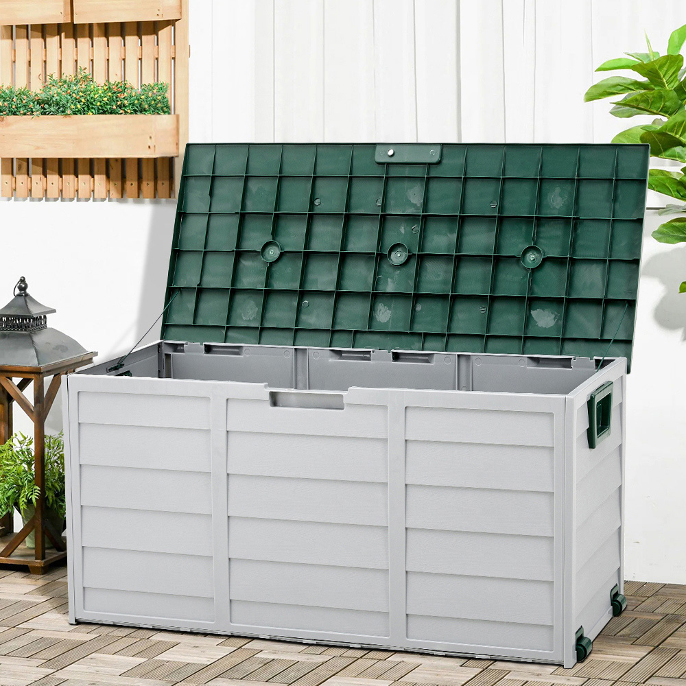 Living and Home 290L Green Top Garden Storage Box Image 7
