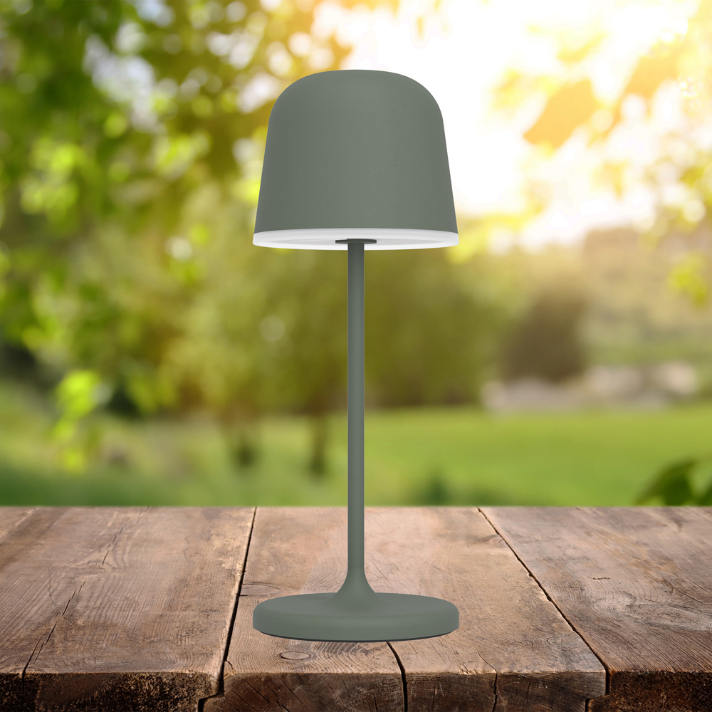 EGLO Mannera-S LED Green Portable Table Light Image 2