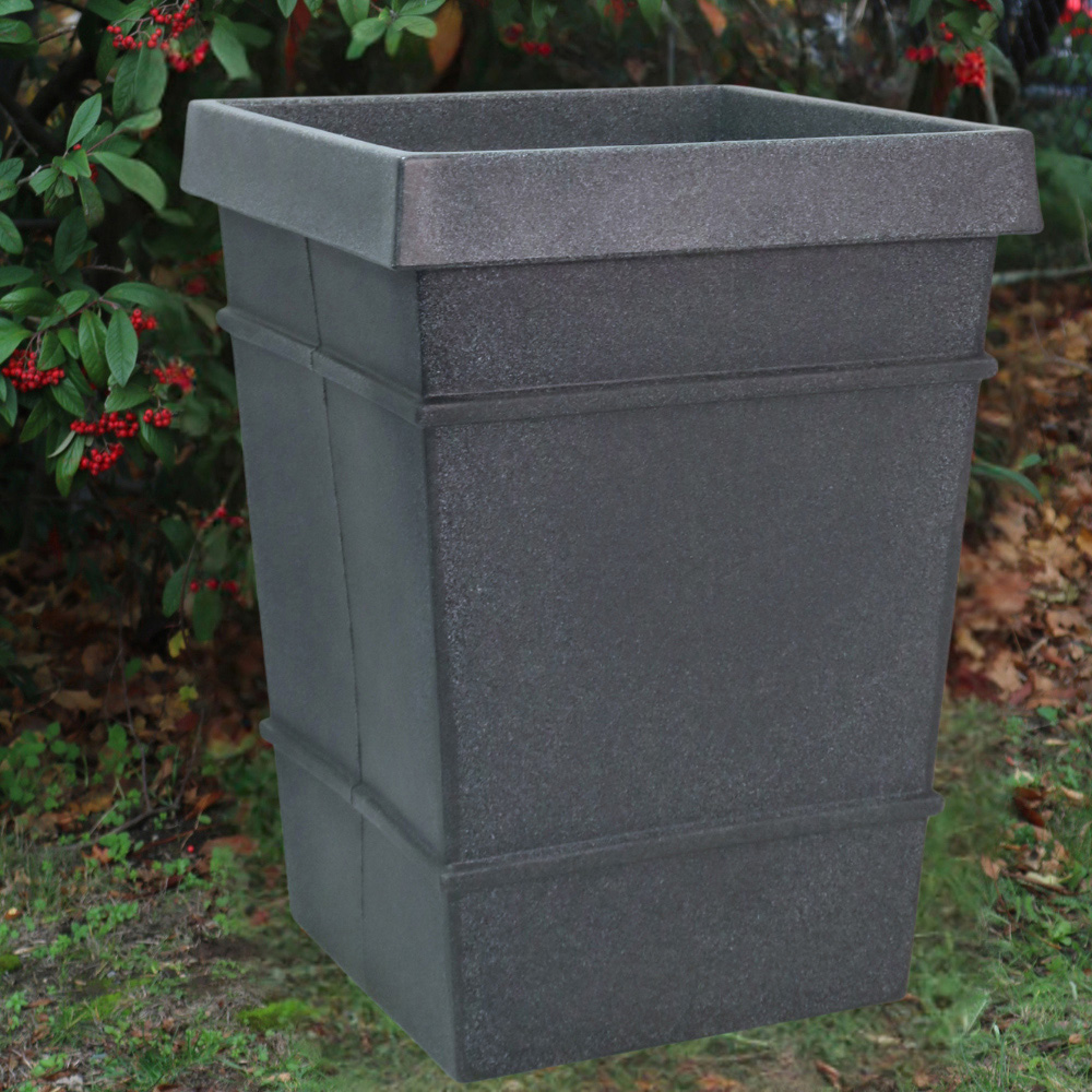 Trifibre Chatsworth Granite Roto Moulded Planter 80 x 60cm Image 2