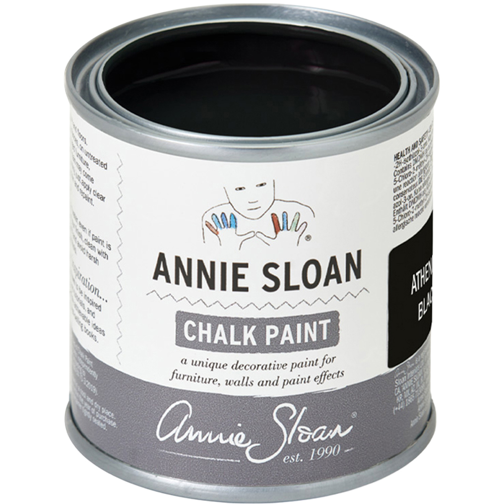 Annie Sloan Athenian Black Matt Chalk Paint 120ml Image 2