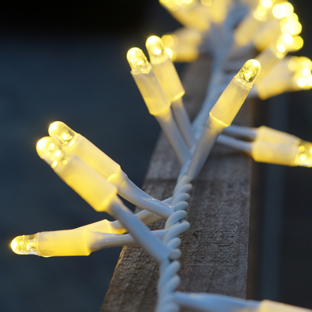 Eagle Connect 250 Warm White LED White Cluster Light 5m Image 7