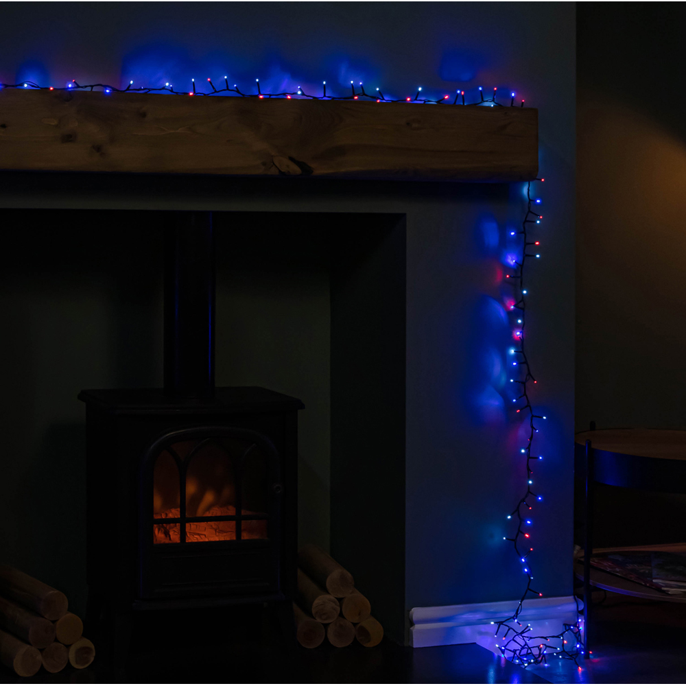 Samuel Alexander SupaBrights 500 Blue Red and White LED Multi-Function String Light 13m Image 4