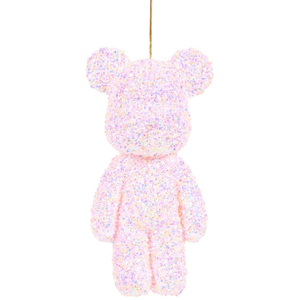 Glitter Bear DecorationMulticolour Image 6