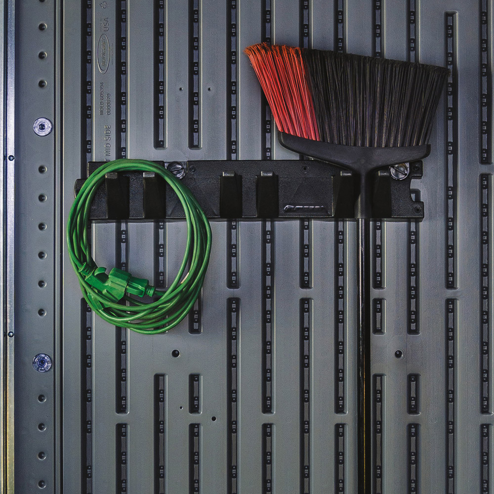 Suncast 2 Piece Triple Hook Long Handle Tool Hanger Set Image 3