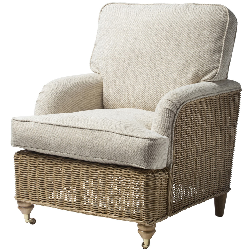 Desser Furniture Seville 3 Seater Light Oak Jasper Sofa Set with Footstool Image 3