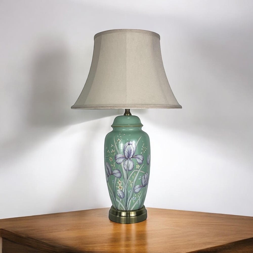 Acacia Home Ceramic Table Lamp with Shade 47cm Image 2