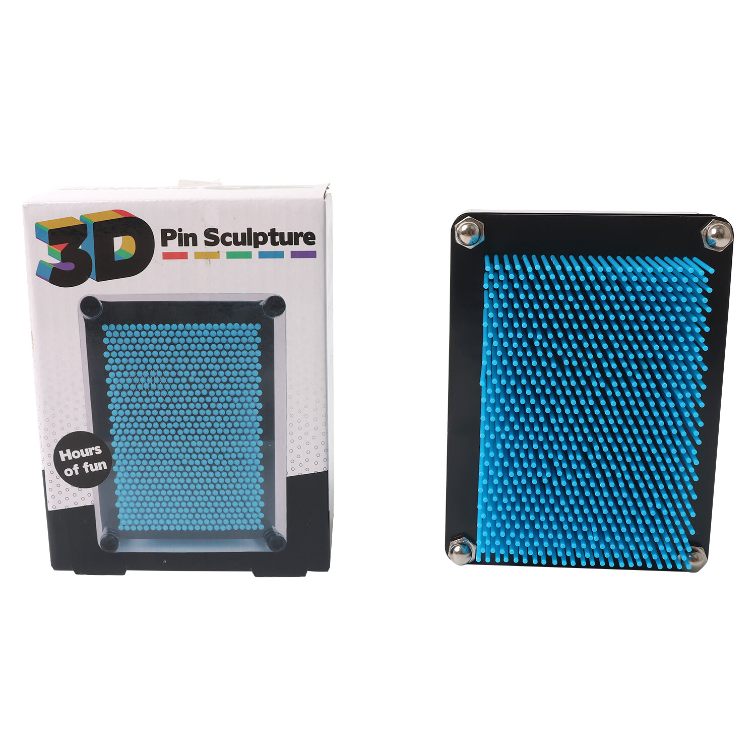 Plastic Neon Pin Art - Multicolour Image 3