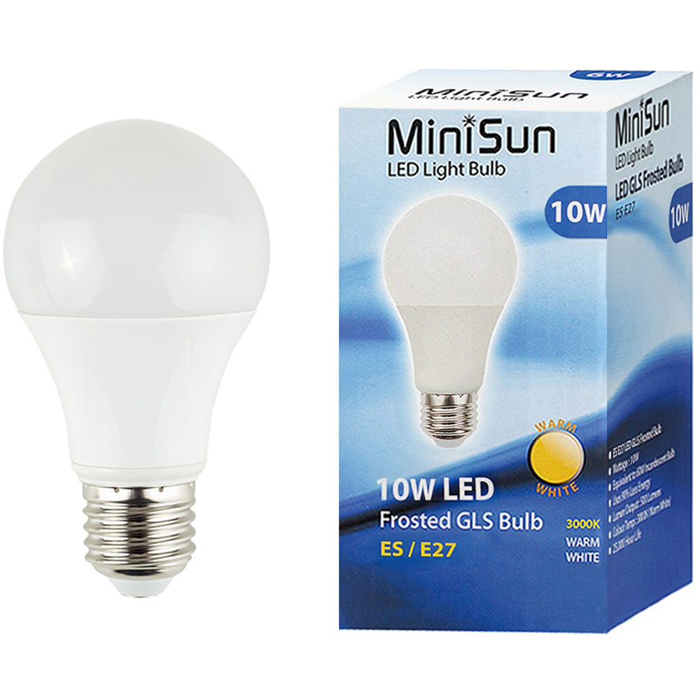 ValueLights 8 Pack E27 LED 10W Warm White 3000K Light Bulbs Image 3