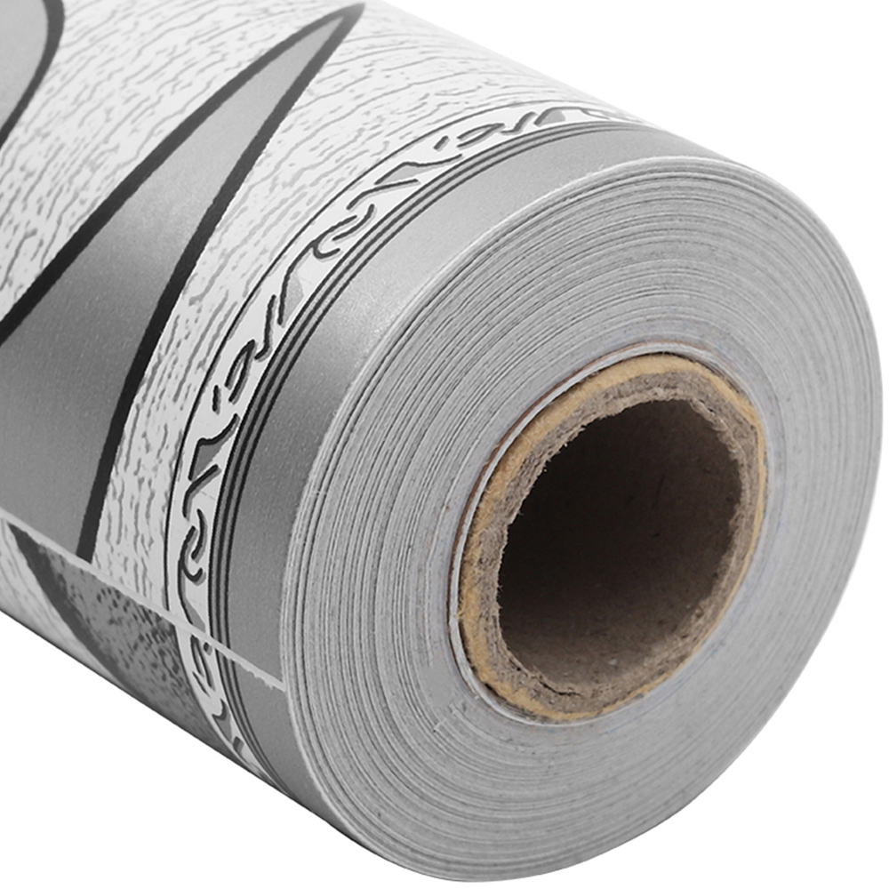 Living and Home PVC Silver Grey Wallpaper Image 6