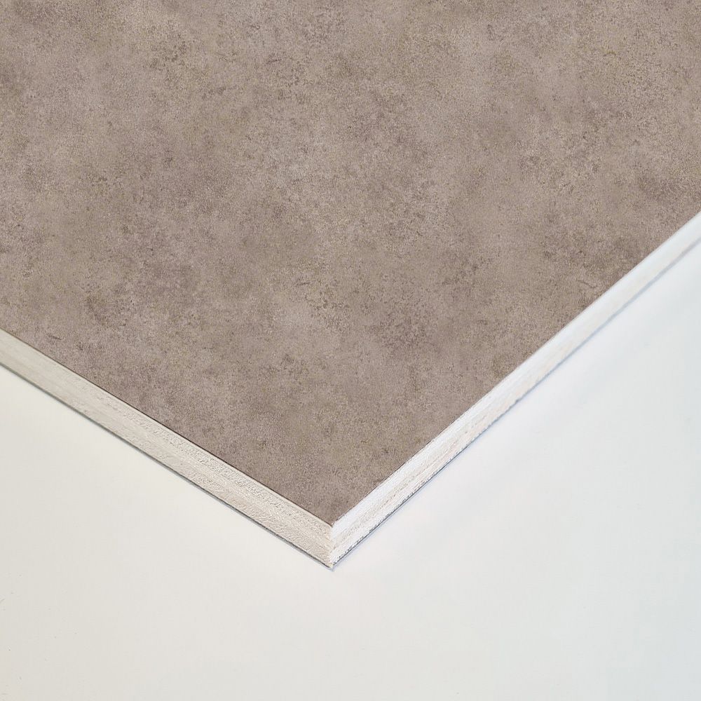 Wetwall Mermaid 2420 x 900mm Greige Stone Concrete Plywood Shower Wall Panel Image 3