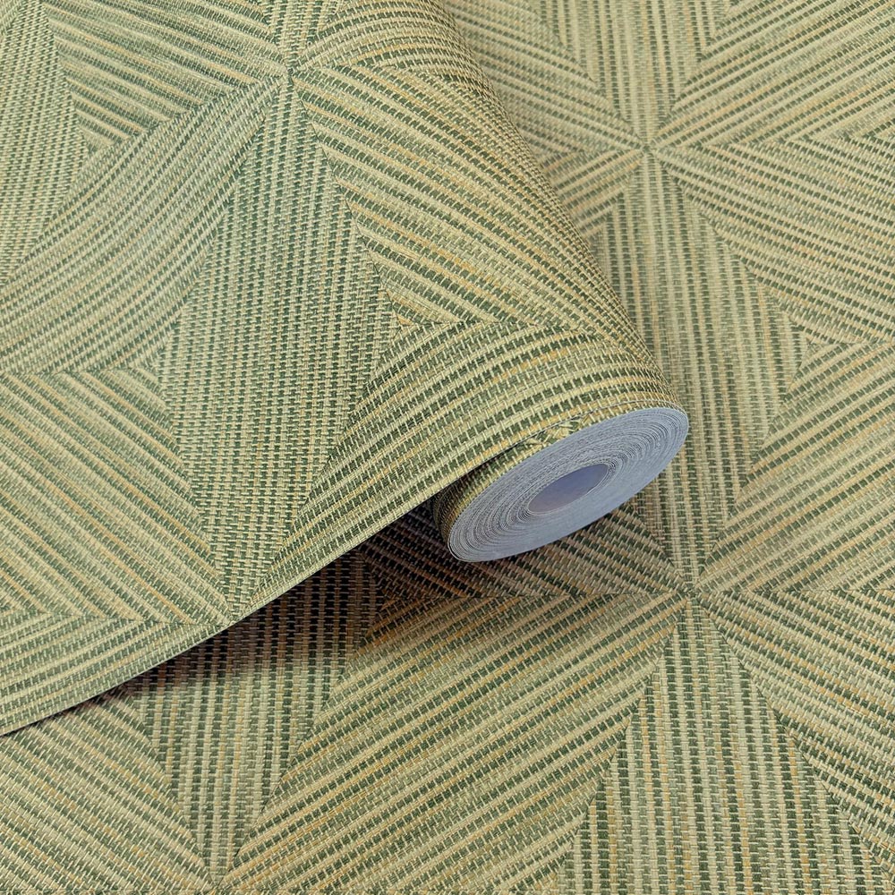 Rasch Wallpaper Boho Geo Green Wallpaper Image 2