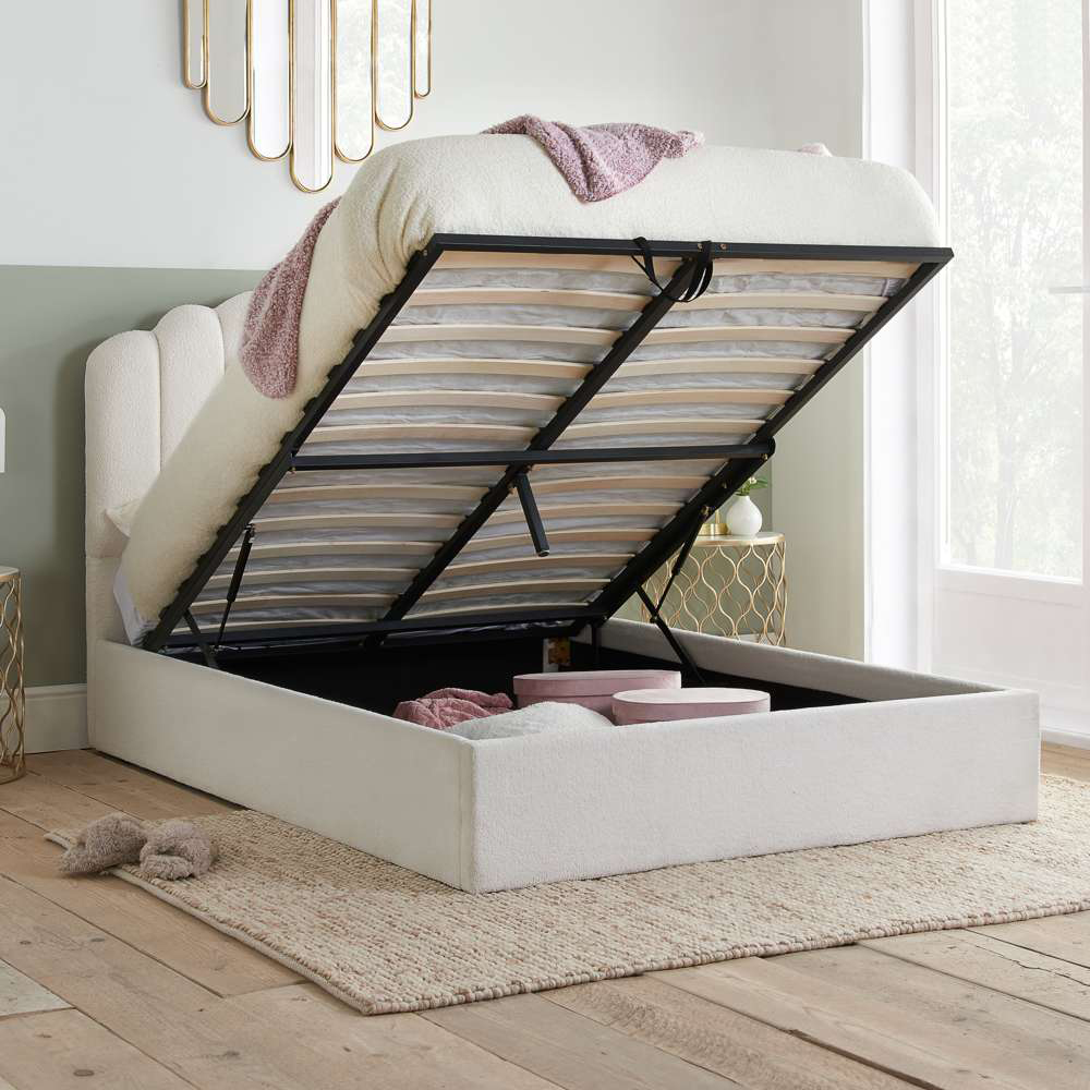 Birlea Monaco King Size White Ottoman Bed Image 7