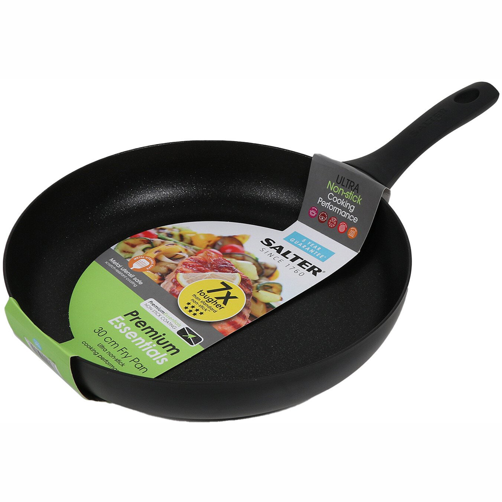 Salter Black Premium Frying Pan 30cm Image 2