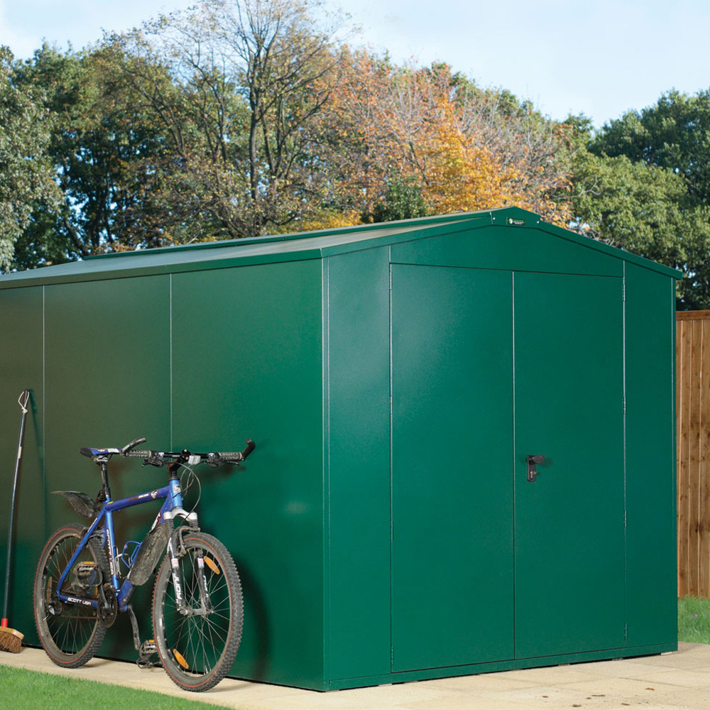 Asgard Gladiator 7 x 11ft Double Door Cream High Security Apex Garden Shed Image 9