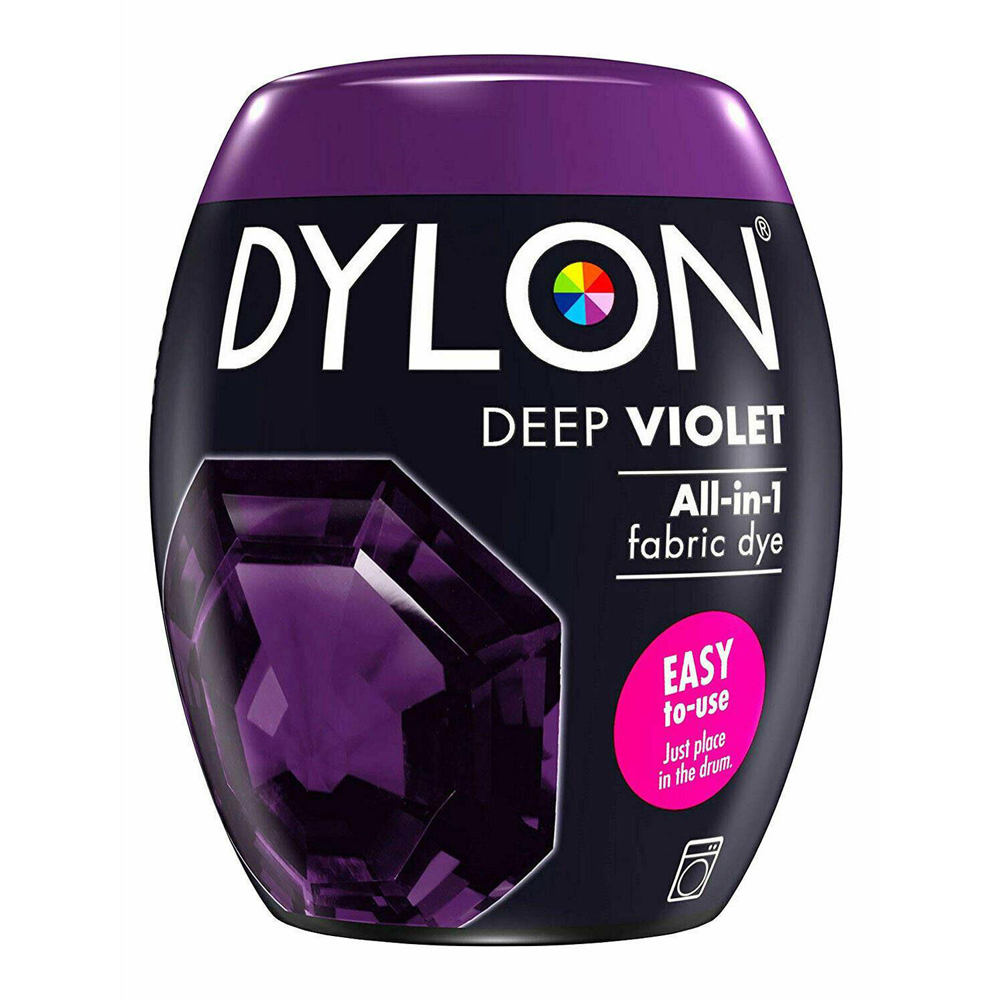 Dylon Deep Violet Washing Machine Fabric Dye Pod 350g 2 Pack Image 2
