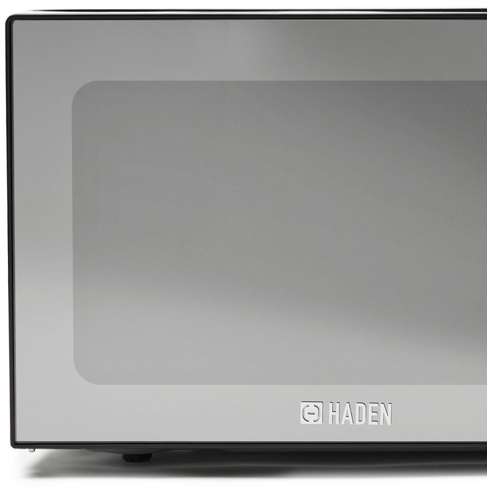 Haden 800W Black Microwave with Mirror Door Image 3