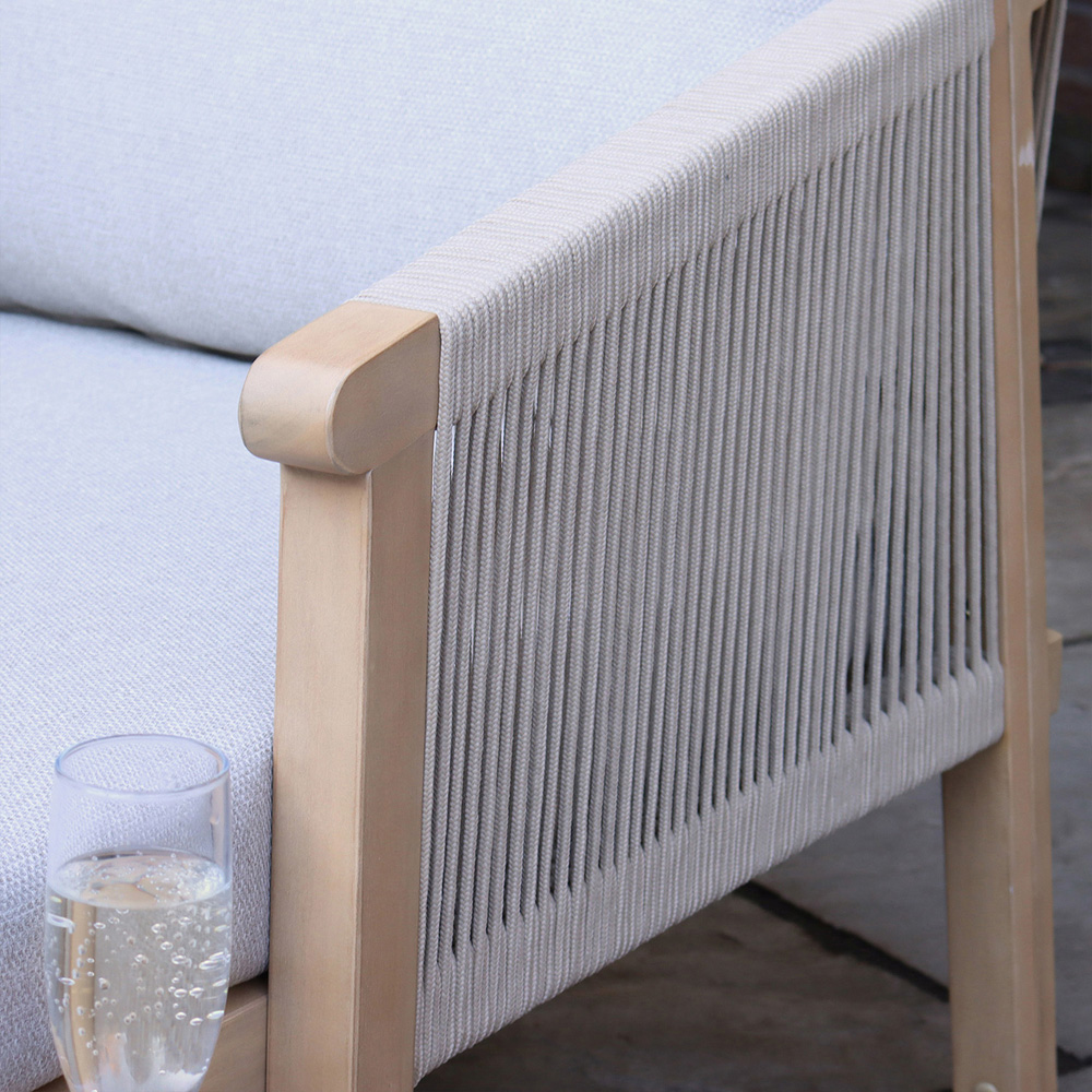 Royalcraft Roma Sunlounger with Pullout Side Tray Image 5