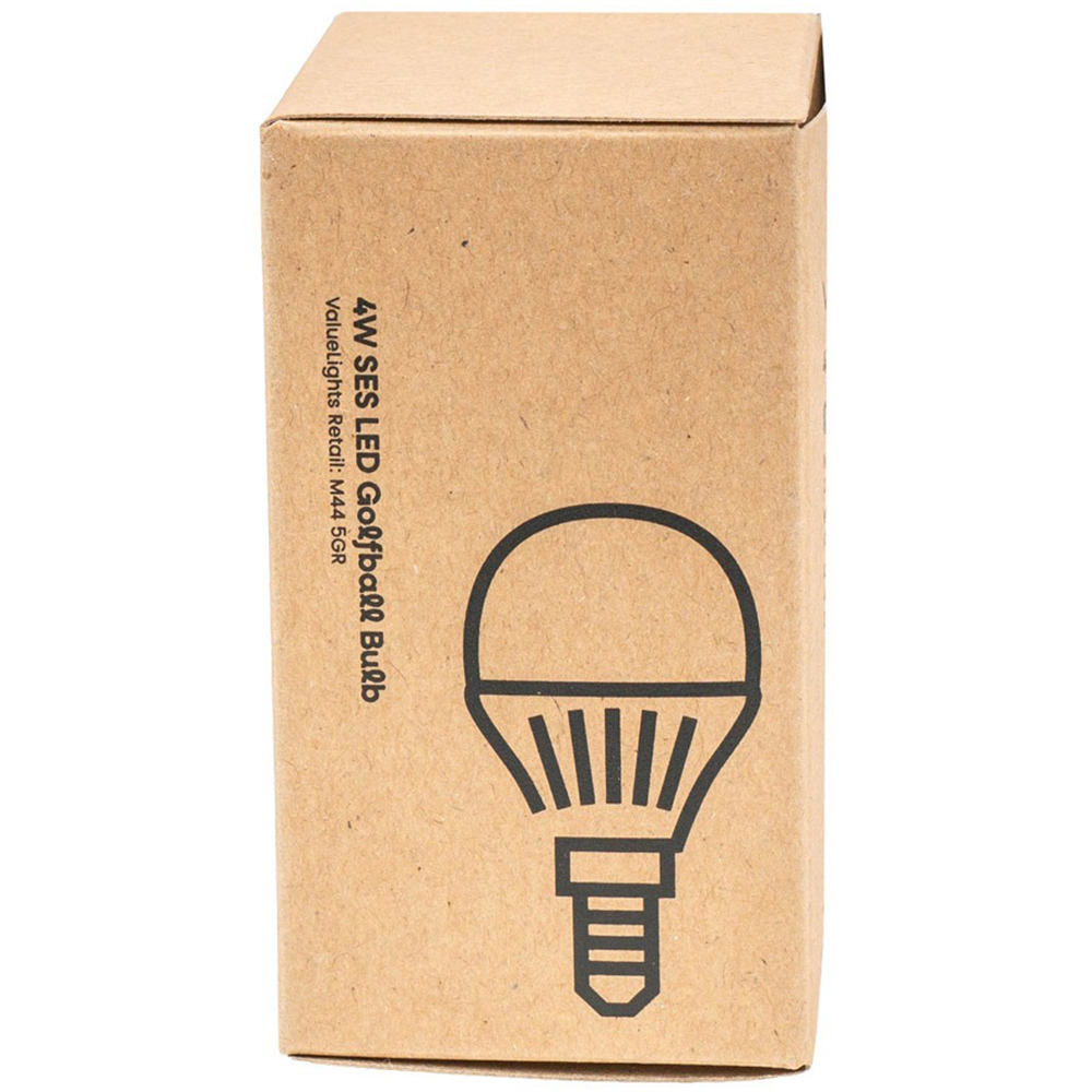 ValueLights 12 Pack E14 LED 4W 3000K Warm White Golfball Light Bulbs Image 4