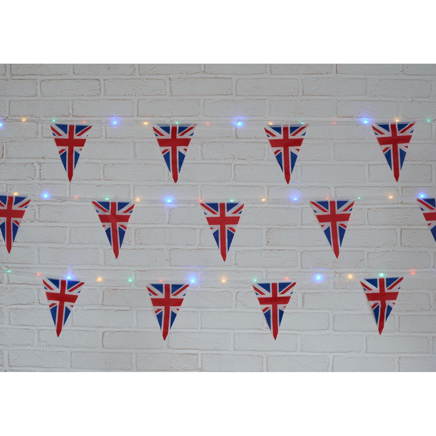 Solar Union Jack Bunting  - Blue Image 3