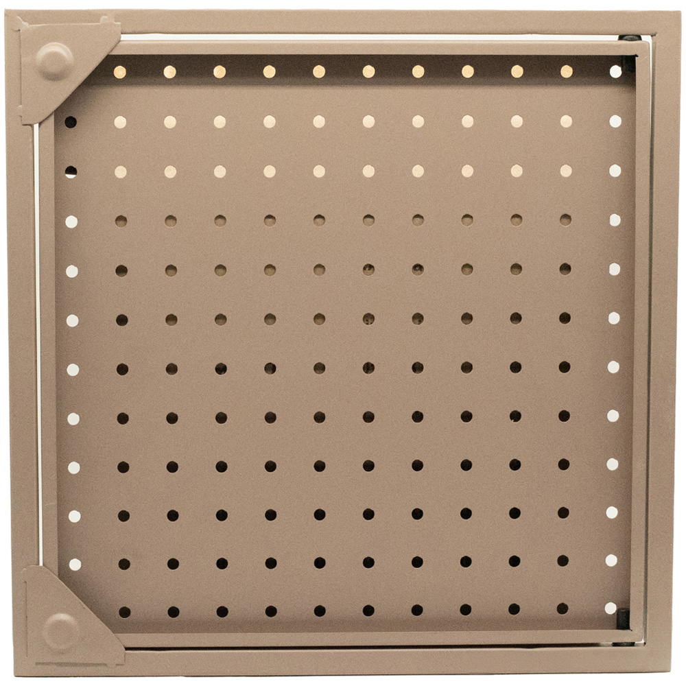 Homebase 33.4cm 2 Pack Pink Cube Storage Door with Metal Pegboard Image 5