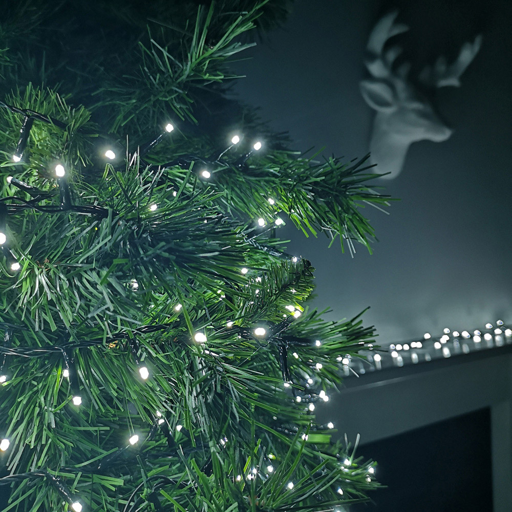 Samuel Alexander 3000 Cool White LED Multi-Function Christmas String Light 75m Image 3