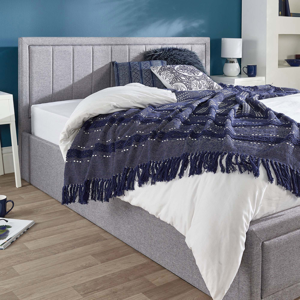 Aspire Furniture Castleton King Size Grey Ottoman Bed Image 6