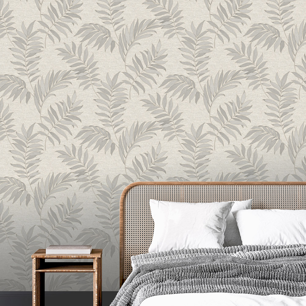 Rasch Sumatra Palm Grey Wallpaper Image 2