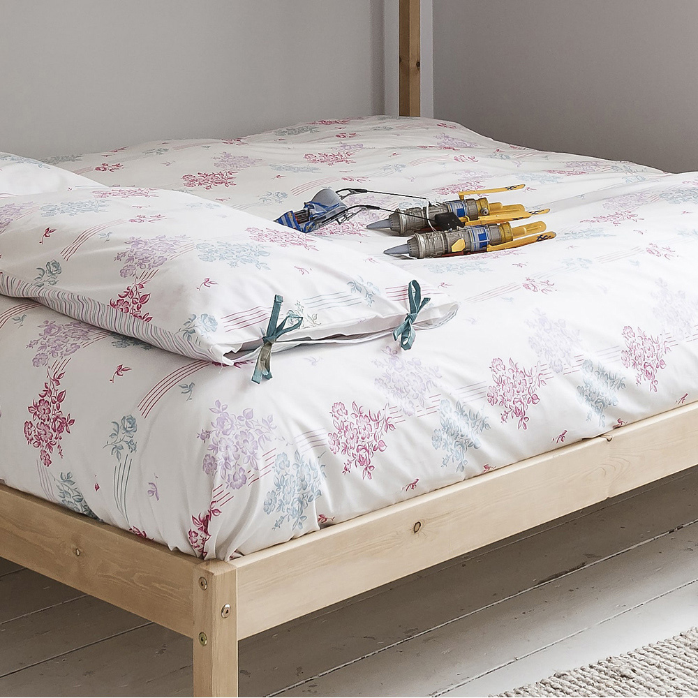 Noa and Nani Kent Single and Double Natural Pine Triple Bunk Bed | Homebase
