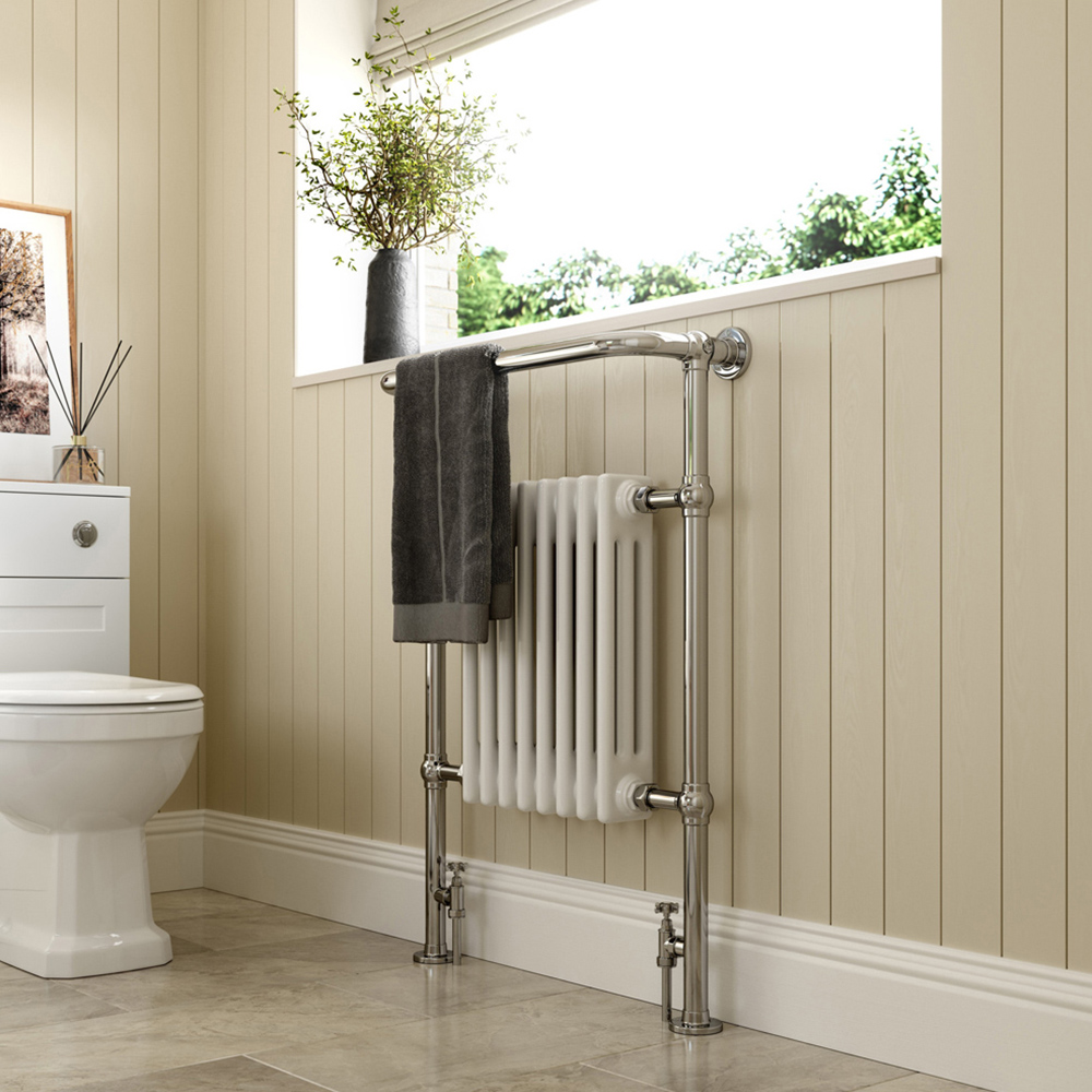 Bathstore Byron 2 Door White Shaker Floor Standing Basin Unit 615mm Image 4