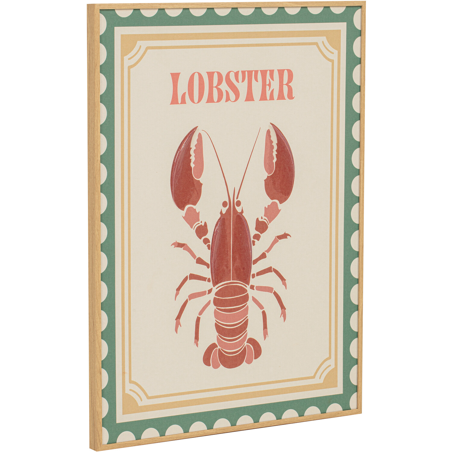 Seafood Assortment Colourful Canvas Image 2